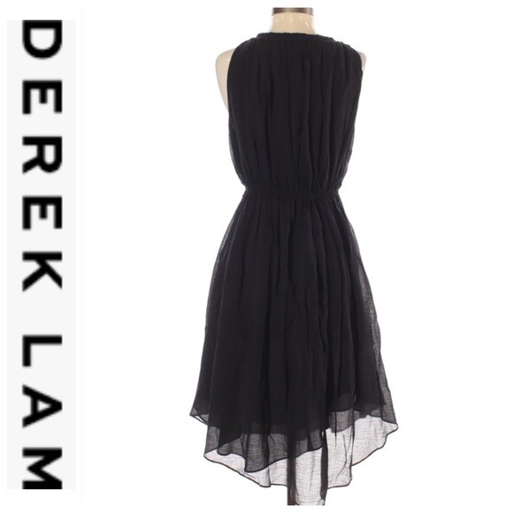 💕SALE💕 Derek Lam 10 Crosby Black Halter Dress - Picture 2 of 5